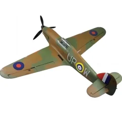 ✨🔄 Upgraded! Dynam Hawker Hurricane V3 4S RC Warbird Plane 1250mm w/ Flaps