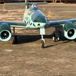 ✨🔄 Upgraded! Dynam Messerschmitt Me-262 V3 6S 12-Blade Twin 70mm EDF Jet 1.5m w/ Flaps