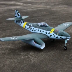 ✨🔄 Upgraded! Dynam Messerschmitt Me-262 V3 6S 12-Blade Twin 70mm EDF Jet 1.5m w/ Flaps