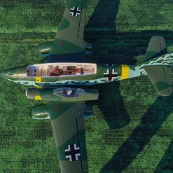 ✨🔄 Upgraded! Dynam Messerschmitt Me-262 V3 6S 12-Blade Twin 70mm EDF Jet 1.5m w/ Flaps