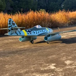 ✨🔄 Upgraded! Dynam Messerschmitt Me-262 V3 6S 12-Blade Twin 70mm EDF Jet 1.5m w/ Flaps