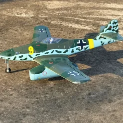 ✨🔄 Upgraded! Dynam Messerschmitt Me-262 V3 6S 12-Blade Twin 70mm EDF Jet 1.5m w/ Flaps