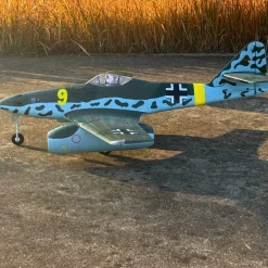✨🔄 Upgraded! Dynam Messerschmitt Me-262 V3 6S 12-Blade Twin 70mm EDF Jet 1.5m w/ Flaps