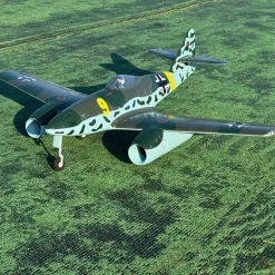 ✨🔄 Upgraded! Dynam Messerschmitt Me-262 V3 6S 12-Blade Twin 70mm EDF Jet 1.5m w/ Flaps
