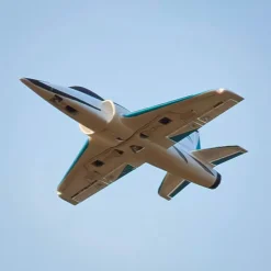 ✨🔄 Upgraded! Dynam Meteor V4 Blue 12-Blade 4S 70mm RC Beginner EDF Jet w/ Flaps