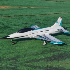 ✨🔄 Upgraded! Dynam Meteor V4 Blue 12-Blade 4S 70mm RC Beginner EDF Jet w/ Flaps