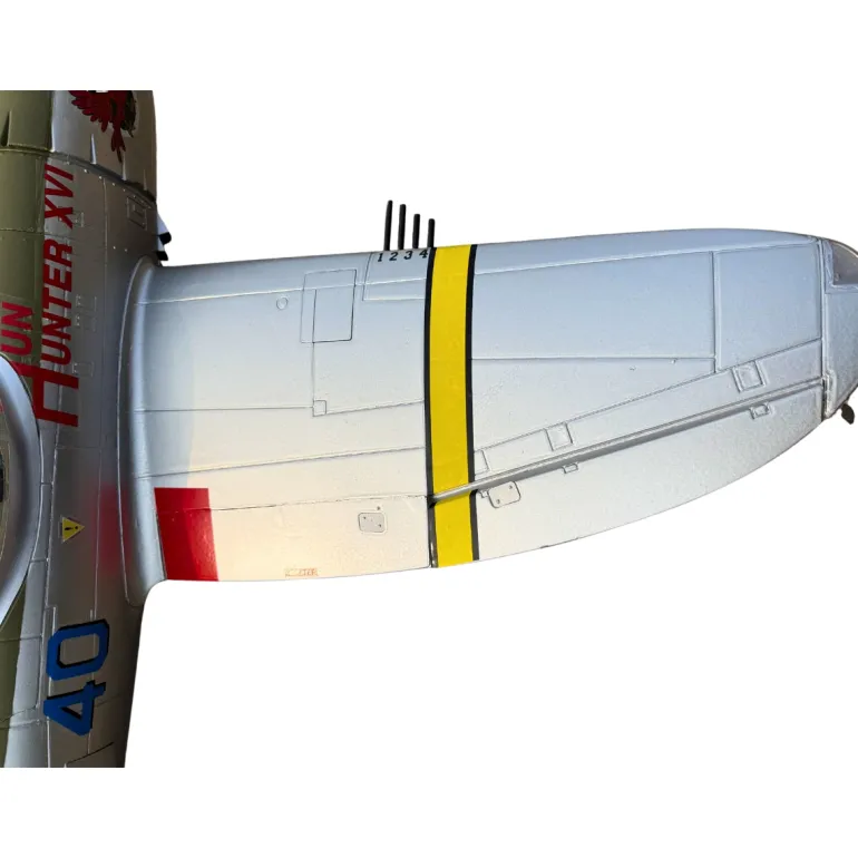 ✨🔄 Upgraded! Dynam P-47D Thunderbolt V2 4S RC Warbird Plane 1220mm w/ Flaps