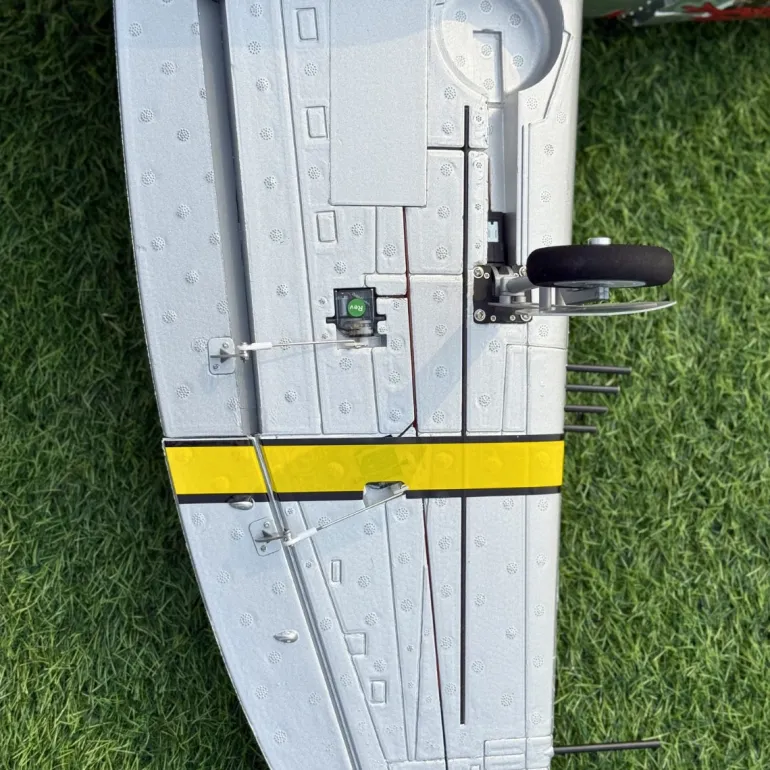 ✨🔄 Upgraded! Dynam P-47D Thunderbolt V2 4S RC Warbird Plane 1220mm w/ Flaps