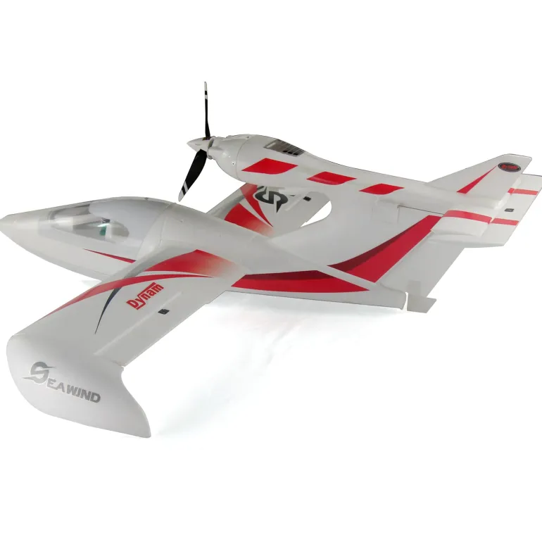 ✨🔄 Upgraded! Dynam Seawind V2 Red 4S RC Beginner Seaplane 1220mm Wingspan w/o Landing Gear