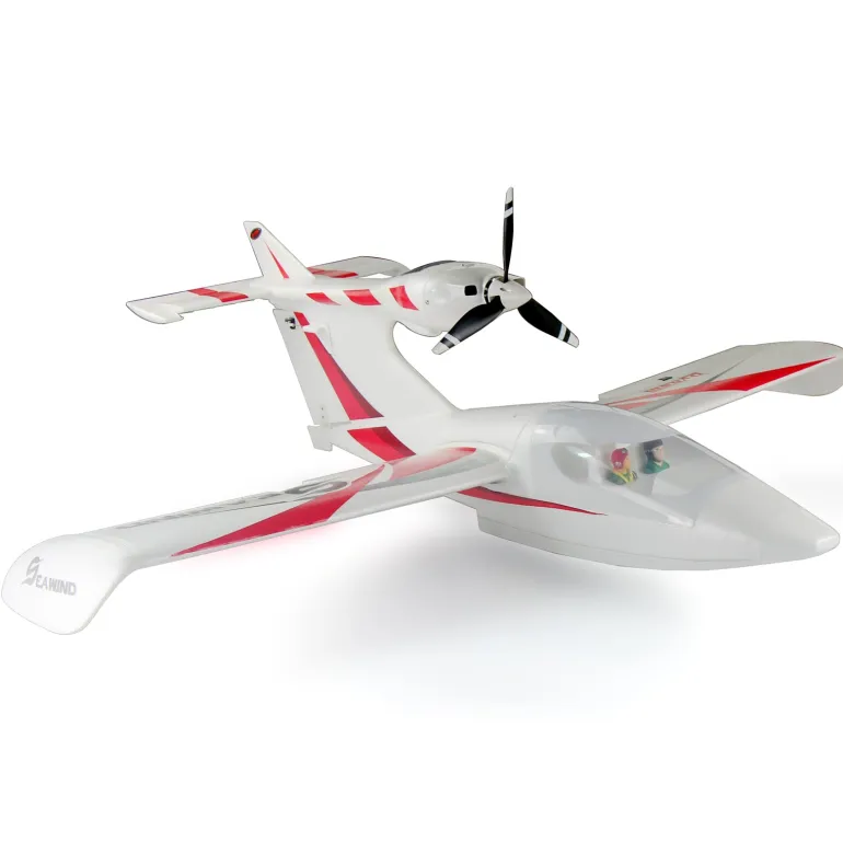 ✨🔄 Upgraded! Dynam Seawind V2 Red 4S RC Beginner Seaplane 1220mm Wingspan w/o Landing Gear