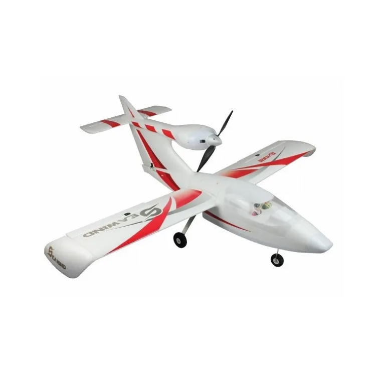 ✨🔄 Upgraded! Dynam Seawind V2 Red 4S RC Beginner Seaplane 1220mm Wingspan w/o Landing Gear
