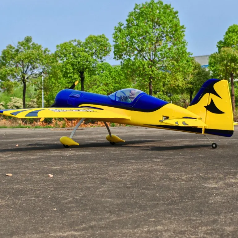 ✨🔄 Upgraded! Dynam Sukhoi SU-26M V2 Blue 4S Aerobatic 3D Sport RC Plane 1200mm Wingspan