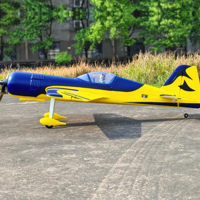 ✨🔄 Upgraded! Dynam Sukhoi SU-26M V2 Blue 4S Aerobatic 3D Sport RC Plane 1200mm Wingspan