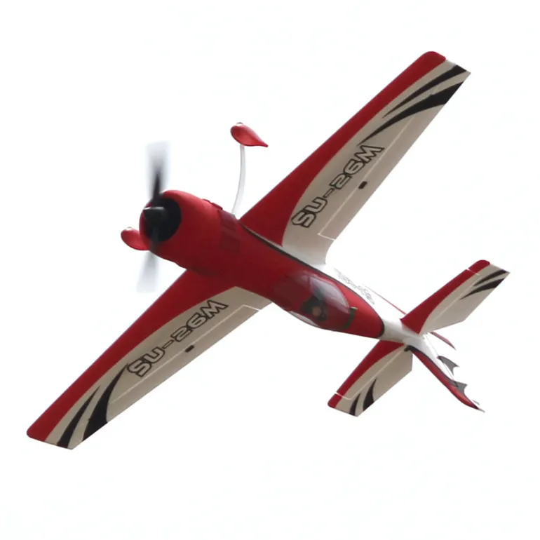 ✨🔄 Upgraded! Dynam Sukhoi SU-26M V2 Red 4S Aerobatic 3D Sport Plane 1200mm Wingspan